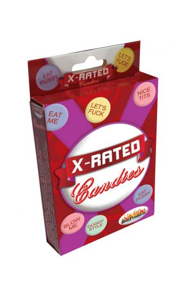 X-Rated Candy With Assorted Sayings - 24 Piece Display