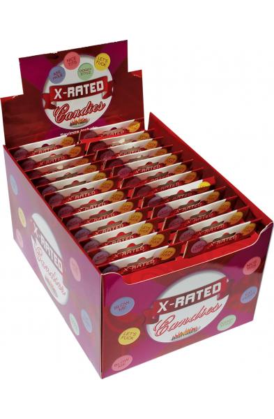 X-Rated Candy With Assorted Sayings - 24 Piece Display