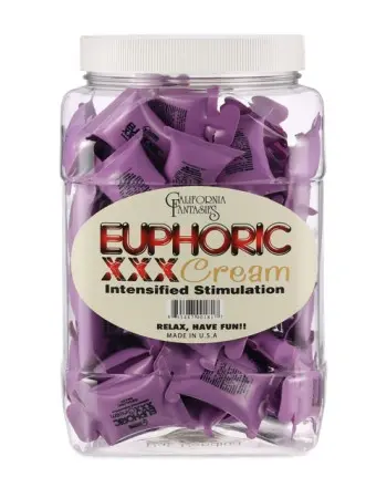 Euphoric XXX Cream - 72 Piece Fishbowl - 10 ml Pillows