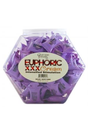 Euphorix XXX Cream - 72 Piece Fishbowl - 10 ml Pillows