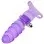 Double Finger Banger Vibrating G-Spot Glove - Purple