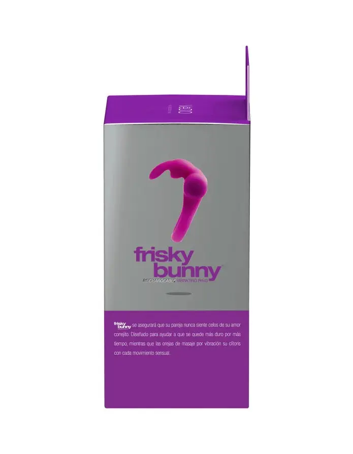 Frisky Bunny Vibrating Ring Perfectly Purple