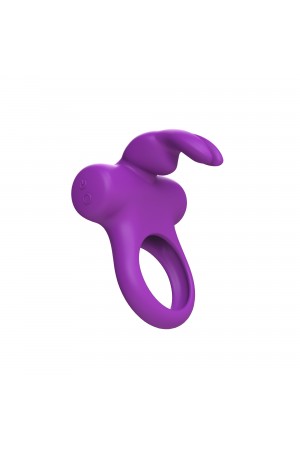 Ohhh Bunny Frisky Bunny Vibrating Ring - Perfectly Purple