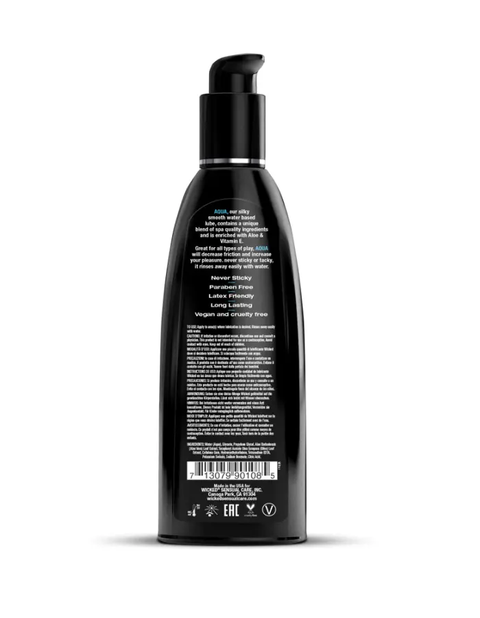 Aqua Water-Based Lubricant - 8.5 Fl. Oz.