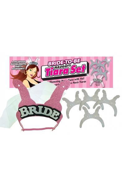 Bride-to-Be Naughty Tiara Set