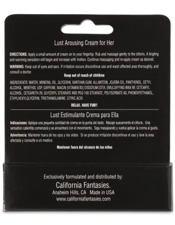Lust - Arousing Cream for Her - 0.5 Oz. Tube - Boxed