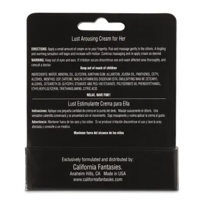 Lust - Arousing Cream for Her - 0.5 Oz. Tube - Boxed