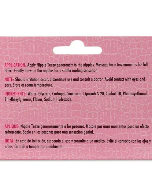 Nipple Teeze - 0.5 Oz. Tube - Boxed