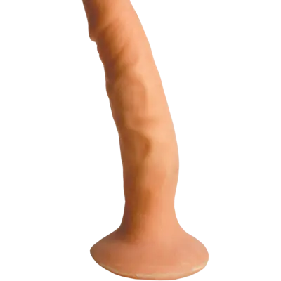 Skinsations Latin Lover Series Playful Partner Strap-on 8 Inches - Brown