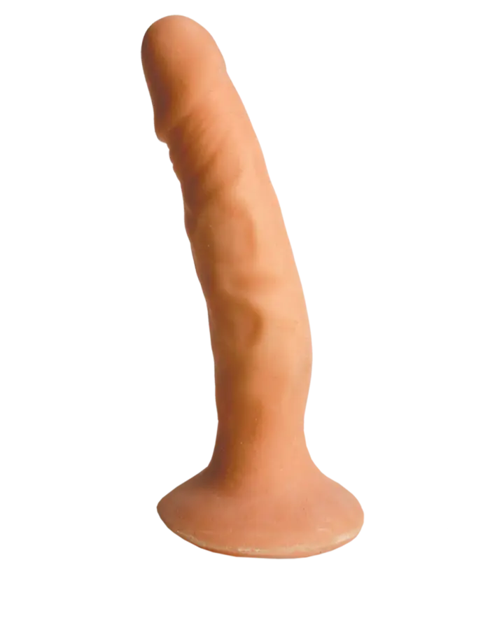 Skinsations Latin Lover Series Playful Partner Strap-on 8 Inches - Brown