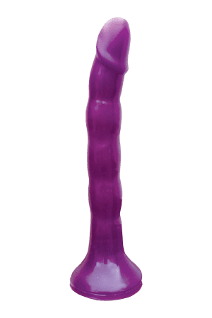 Wet Dreams Skinny Me Strap-on - Purple