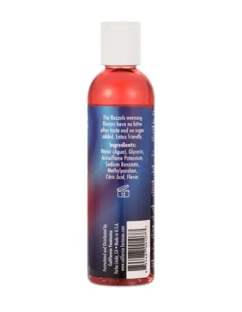 Razzels Warming Lubricant - Kissable Cherry - 4 Oz. Bottle