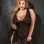 Stretch Lace & Stretch Mesh Baby Doll - Queen Size - Black