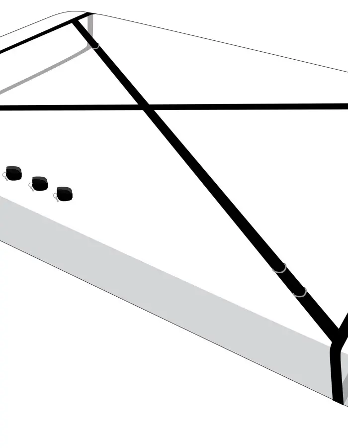 Interlace Over and Under the Bed Restraint Set