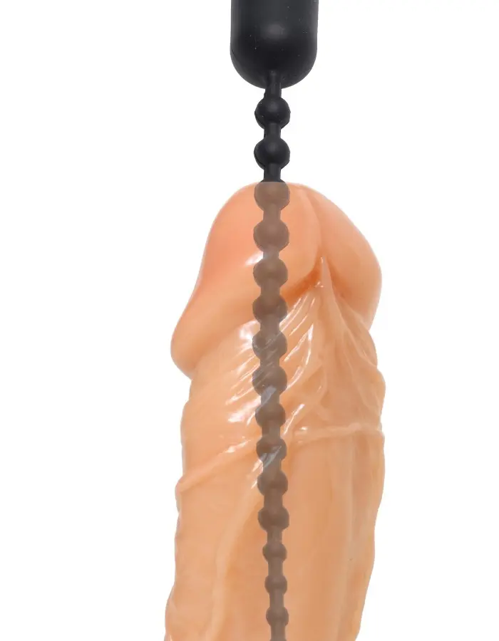 Dark Rod Vibrating Beaded Silicone Sound