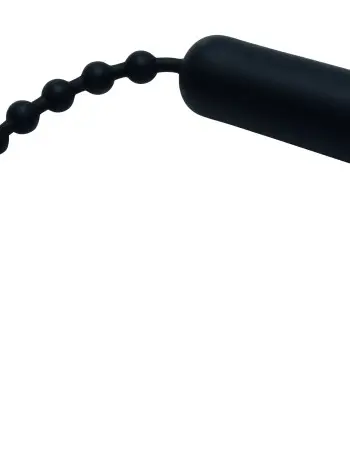 Dark Rod Vibrating Beaded Silicone Sound