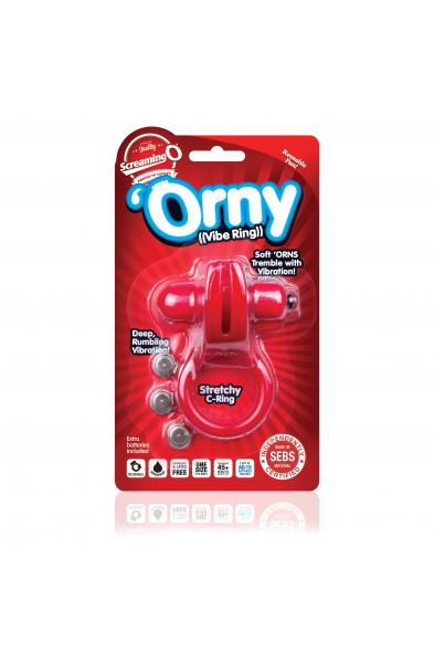 Orny Vibe Ring - Red - 6 Count