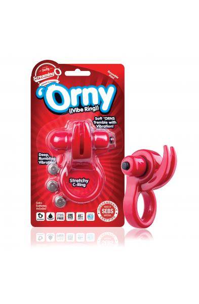 Orny Vibe Ring - Red - 6 Count