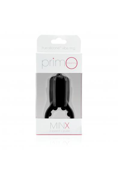 Primo Minx Premium Silicone Vibe Ring - Black