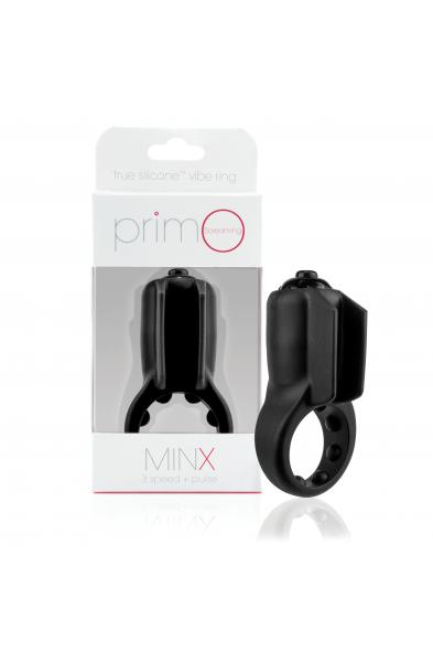 Primo Minx Premium Silicone Vibe Ring - Black