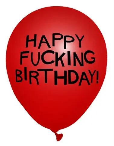 X-Rated Birthday Party Balloons 8 Count