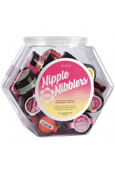 Nipple Nibblers Tingle Balm - 36 Pc. Bowl - 3gm Jars Assorted