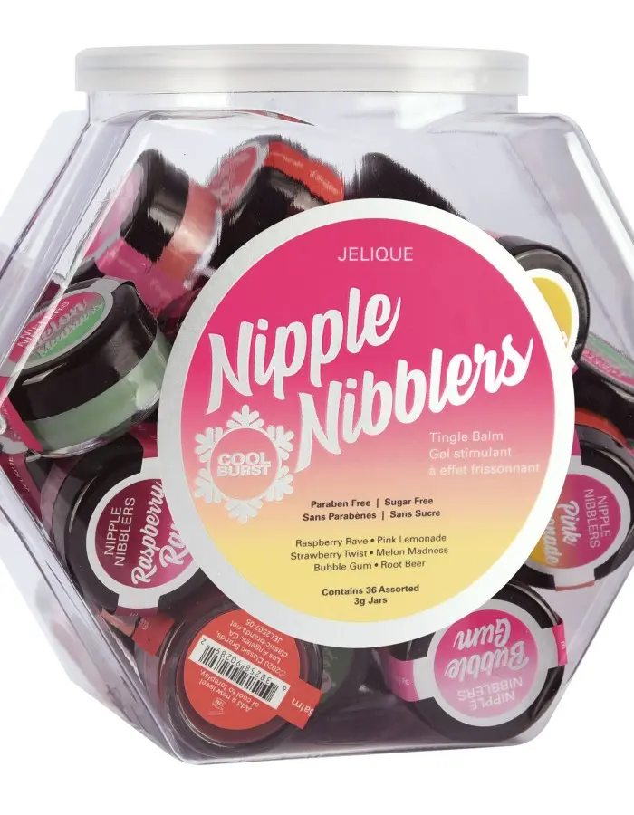 Nipple Nibblers Tingle Balm - 36 Pc. Bowl - 3gm Jars Assorted