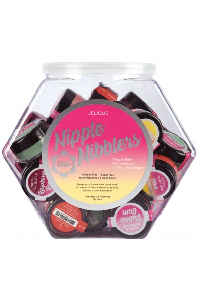 Nipple Nibblers Tingle Balm - 36 Pc. Bowl - 3gm Jars Assorted