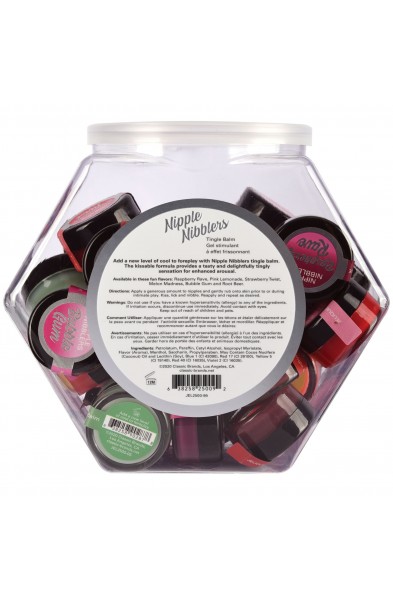 Nipple Nibblers Tingle Balm - 36 Pc. Bowl - 3gm Jars Assorted