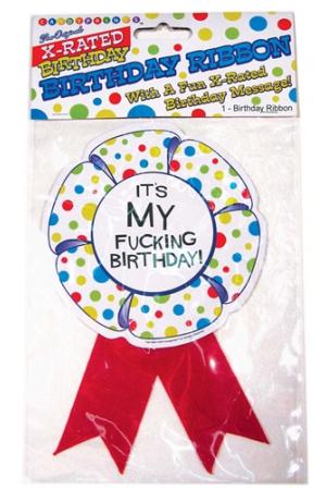 X-Rated Birthday Party Award Ribbon