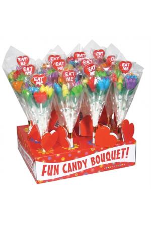 Eat Me! Tulip Candy Bouquet - 12 Piece Display