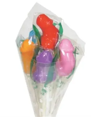 Candy Penis Bouquet - 12 Piece Display