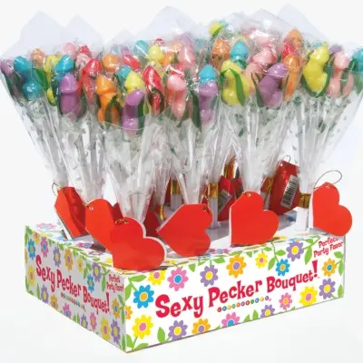 Candy Penis Bouquet - 12 Piece Display