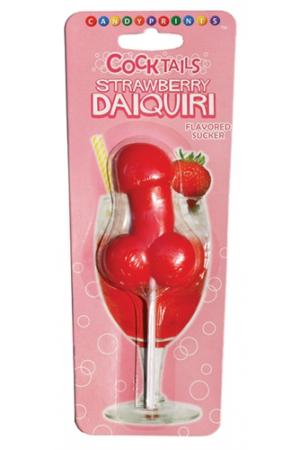 Strawberry Daquiri Cocktail Sucker