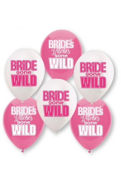 Bride Gone Wild Balloon Assortment - 6 Count