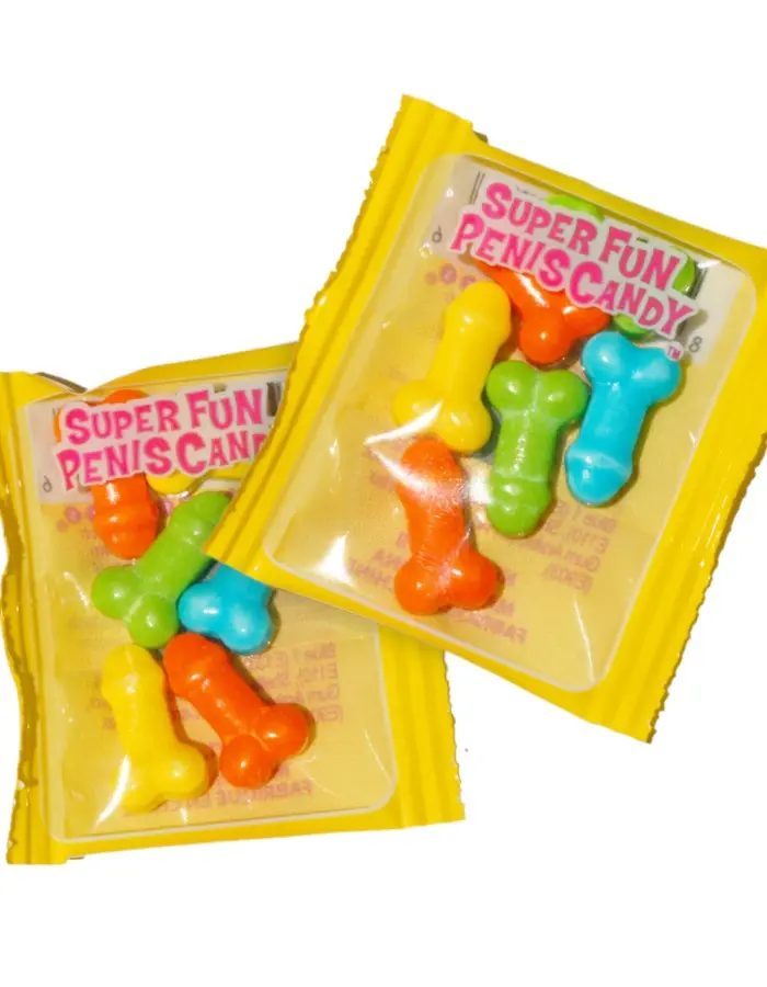 Super Fun Penis Candy - 100 Piece p.o.p Display - 3g Bags