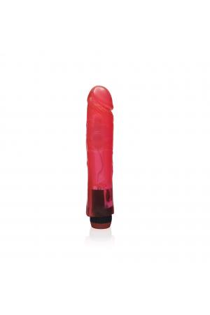 9" Vibrating Cock - Red