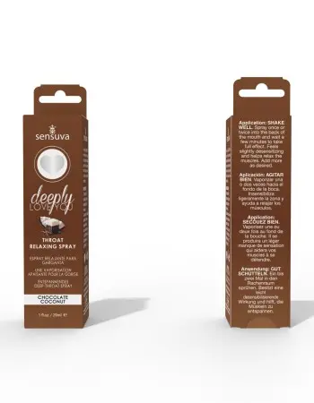 Deeply Love You Throat Relaxing Spray - Chocolate Coconut - 1 Fl. Oz.