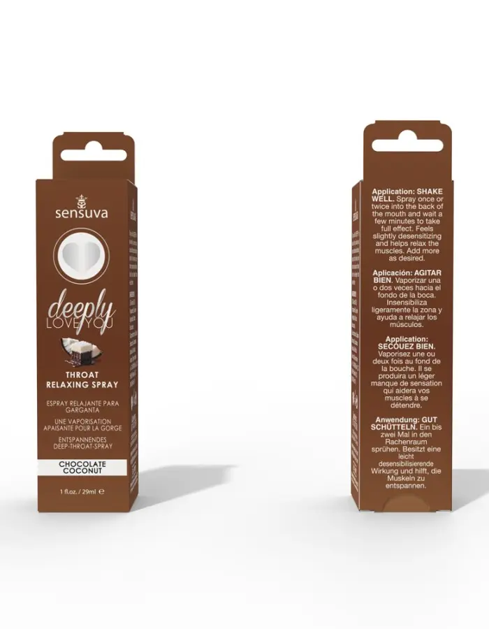 Deeply Love You Throat Relaxing Spray - Chocolate Coconut - 1 Fl. Oz.