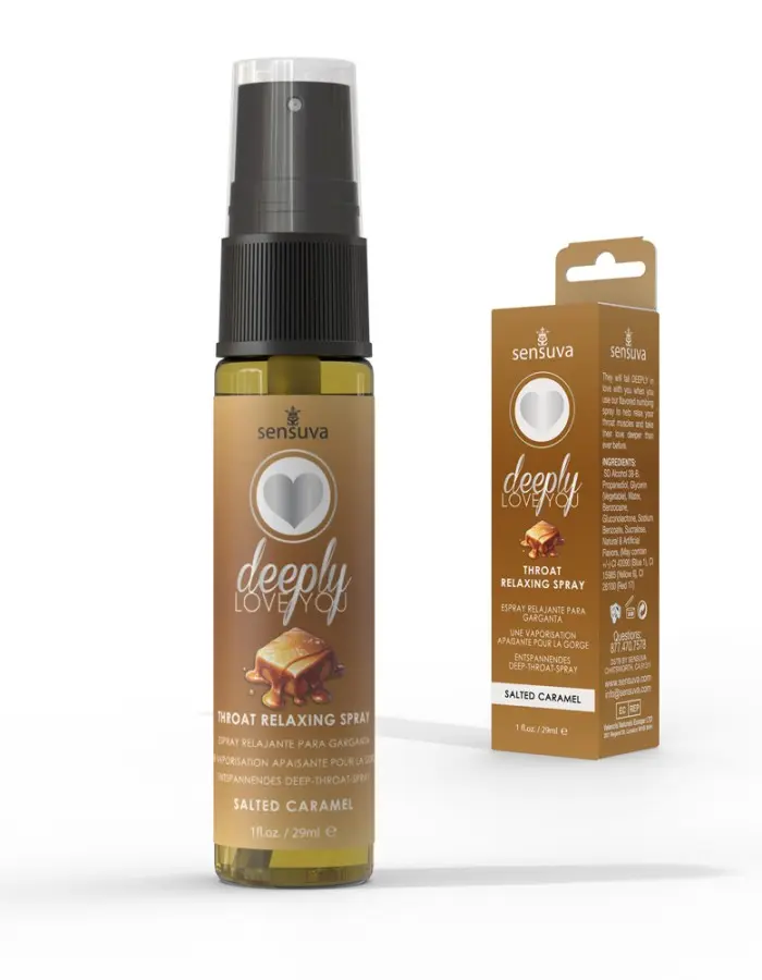 Deeply Love You Throat Relaxing Spray - Salted Caramel - 1 Fl. Oz.