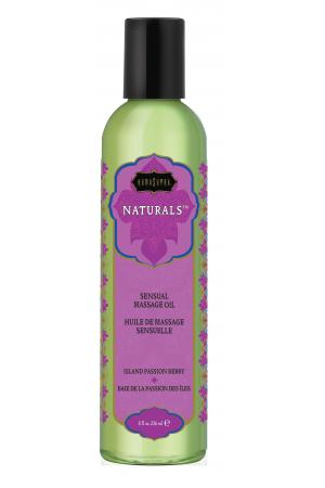 Naturals Massage Oil - Island Passion Berry - 8 Fl. Oz.