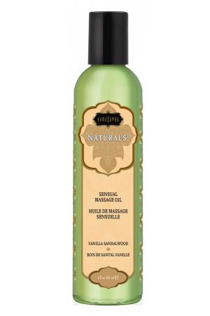 Naturals Massage Oil - Vanilla Sandalwood  8 Fl. Oz.