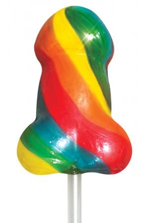 Rainbow Pecker Pops - 6 Pecker Pops