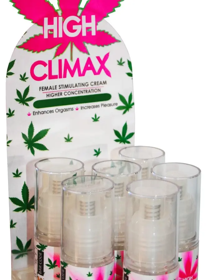 High Climax Female Stimulating Cream - 0.5 Fl. Oz. / 15 ml - 6 Count Display