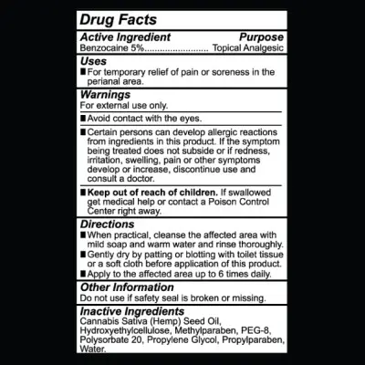 Butt Eze Anal Desensitizer - 2 Fl. Oz. / 60 ml