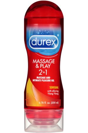 Durex Massage & Play 2 in 1 Sensual Ylang Ylang - 6.76 Fl. Oz. / 200 ml