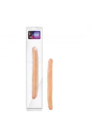 B Yours 14 Inch Double Dildo - Beige