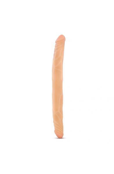 B Yours 14 Inch Double Dildo - Beige