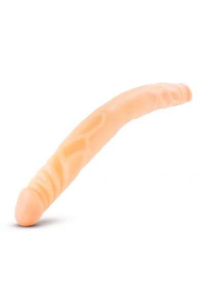 B Yours 14 Inch Double Dildo - Beige