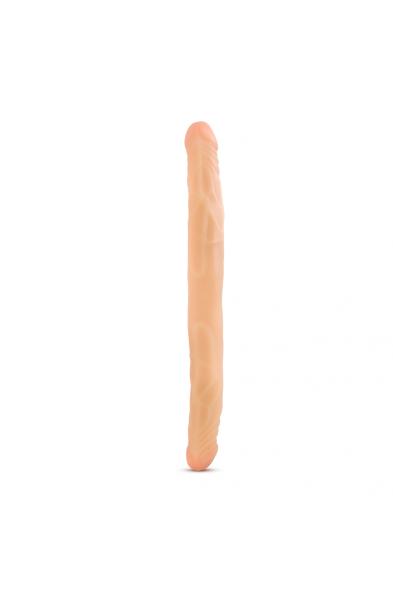 B Yours 14 Inch Double Dildo - Beige